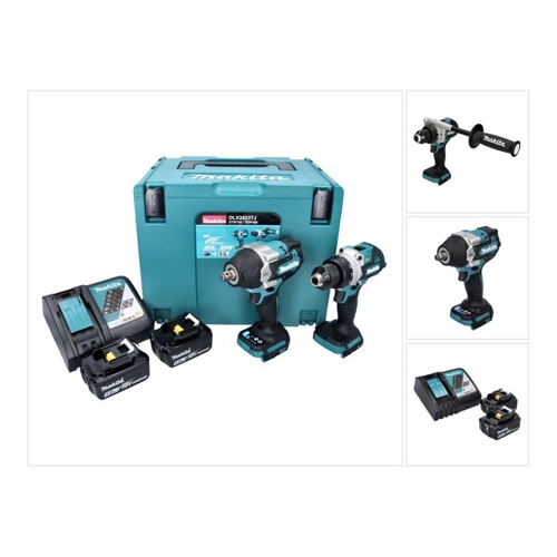 Bild von Makita 18V Akku-Kombo-Kit DLX2453TJ – Vielseitige Leistung für Profis