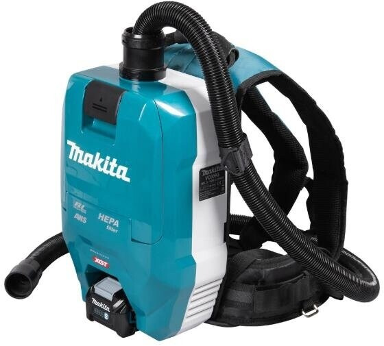 Bild von MAKITA VC009G - Akku-Rucksackstaubsauger (40V - XGT - 180 mbar Saugleistung - 2,0 L Behälter - ohne Akku & Ladegerät) (VC009GZ01)