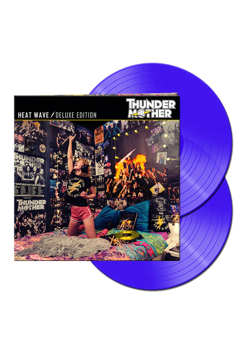 Bild von Thundermother - Heat Wave (Deluxe) Clear Blue - Colored 2 Vinyl