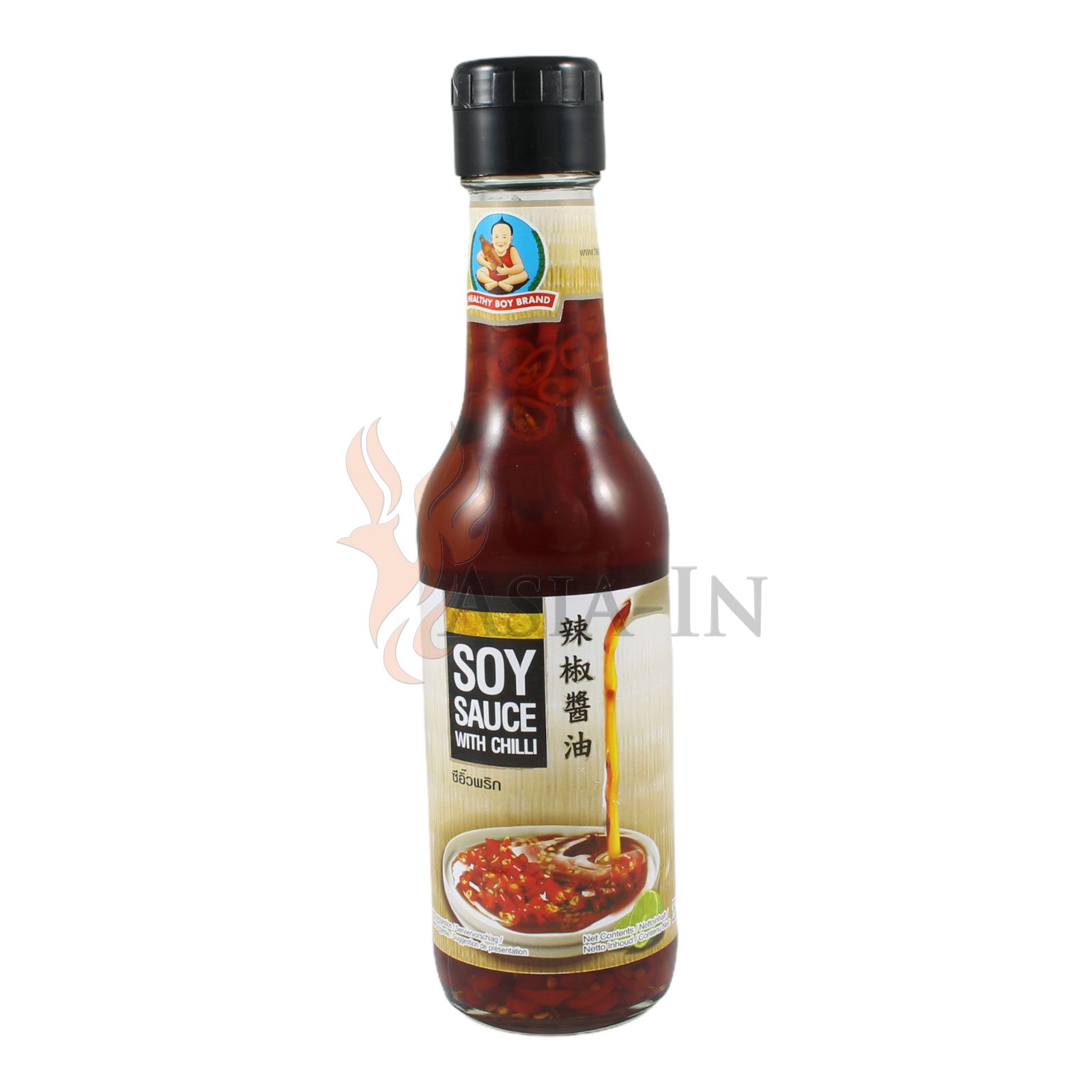 Bild von Dek Som Boon Sojasauce mit Chili 250ml