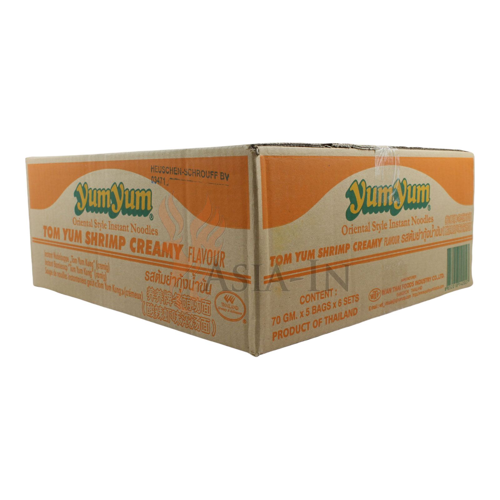 Bild von YumYum Garnelen, Tom Yum, Cremig Instant Nudeln 30x70g 2,1kg