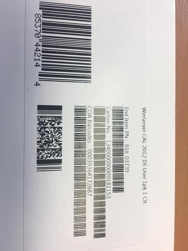 Bild von Windows Server 2012 R2 User CAL 10 CALs