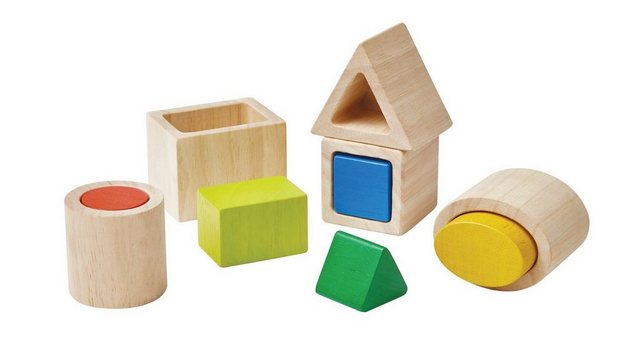 Bild von Plantoys Steckspielzeug Formenboxen