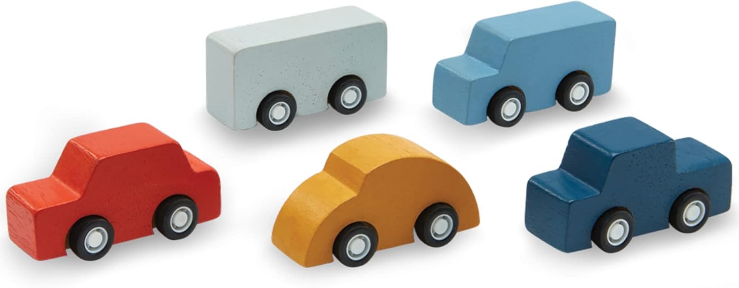 Bild von Plantoys Spielzeug-Auto Miniautos Set