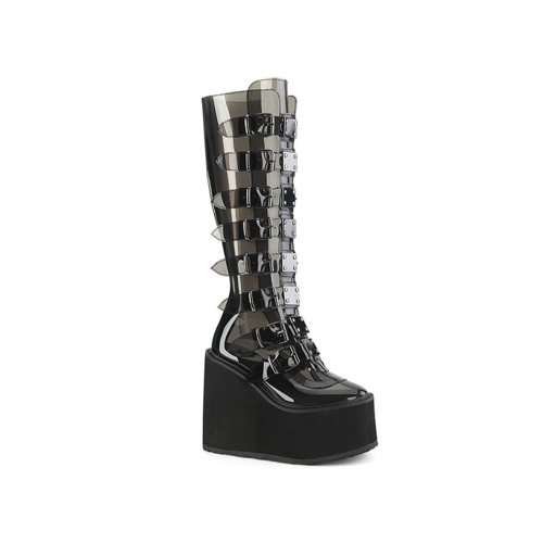 Bild von Elegante vegane Damen Keilplateau Stiefel