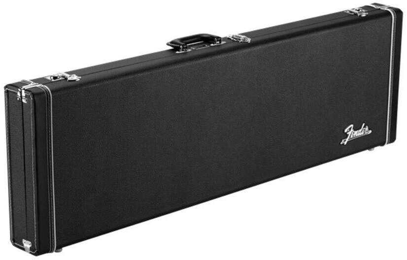 Bild von Fender Classic Series Wood zwarte koffer voor basgitaar (E-Bass), Instrumententasche + Koffer, Schwarz
