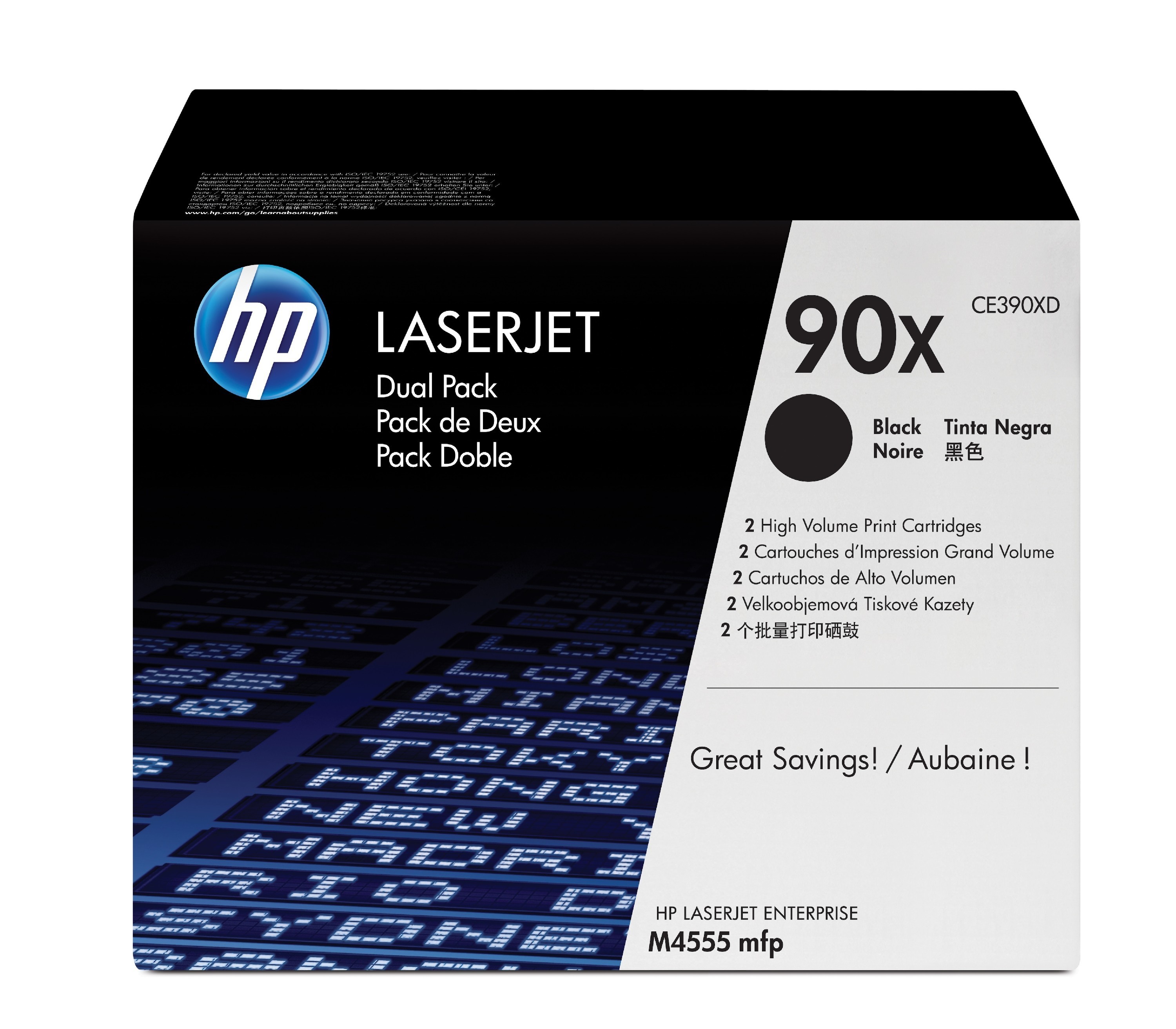 Bild von CE390XD Toner Dual Pack 2 x schwarz Nr. 90X (CE390XD) - Hewlett Packard