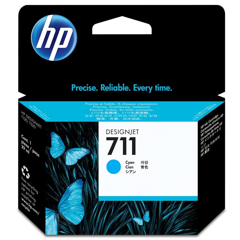 Bild von HP Original 711 Druckerpatrone - cyan (CZ130A)