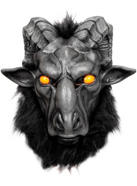 Bild von Ghoulish Productions Verkleidungsmaske Baphomet Maske, Der Teufel in seiner Gestalt als schwarzer Bock