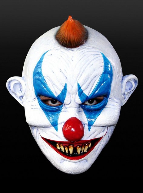 Bild von Ghoulish Productions Verkleidungsmaske Fieser Clown - Kostüm Maske Fasching Halloween