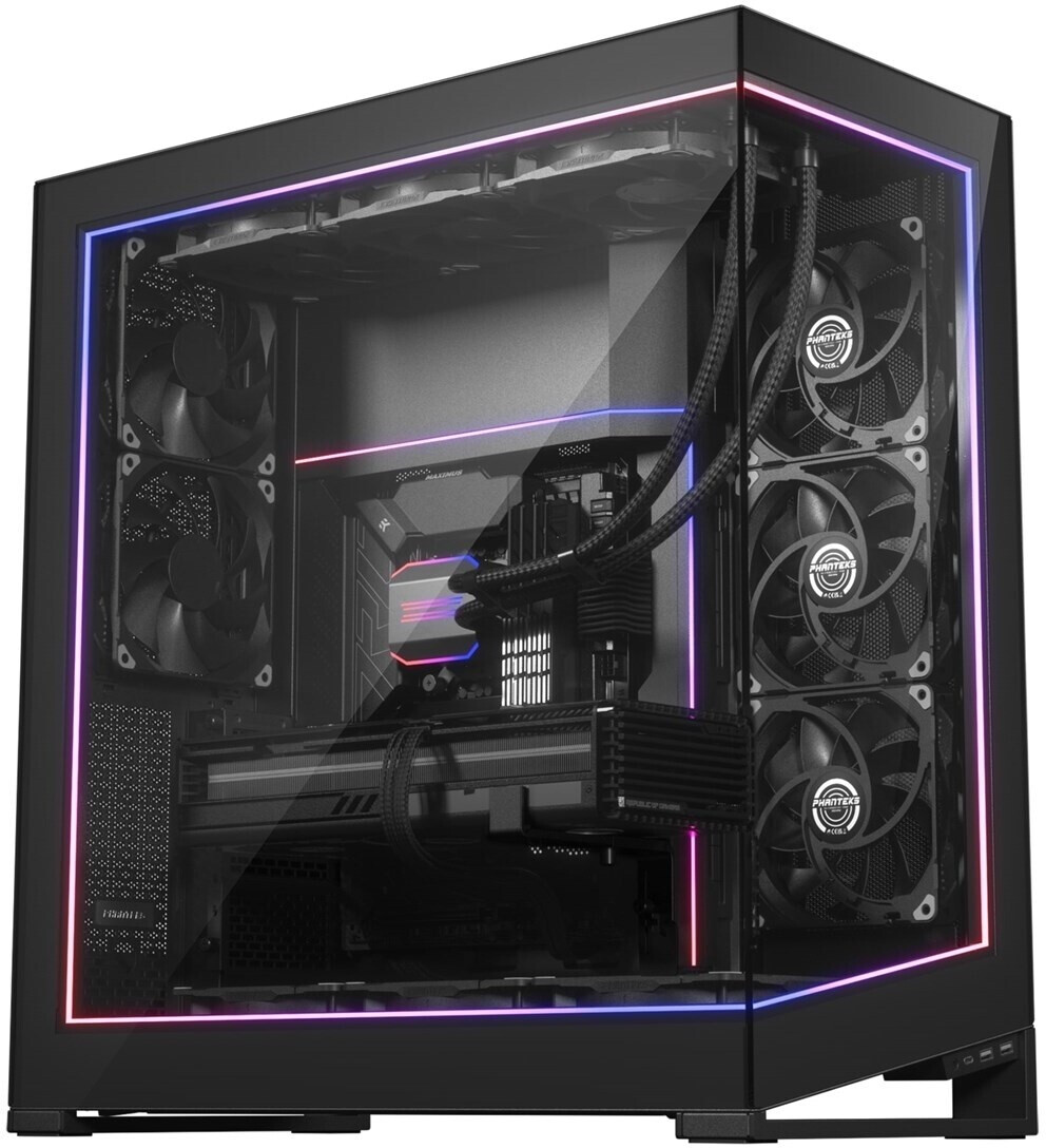 Bild von Phanteks NV9 Premium DRGB Kit + Power-Hub, 3x für Aussenrahmen, 1x Mainboard Kabel-Cover (Rot, Blau, Grün), Modding Beleuchtung