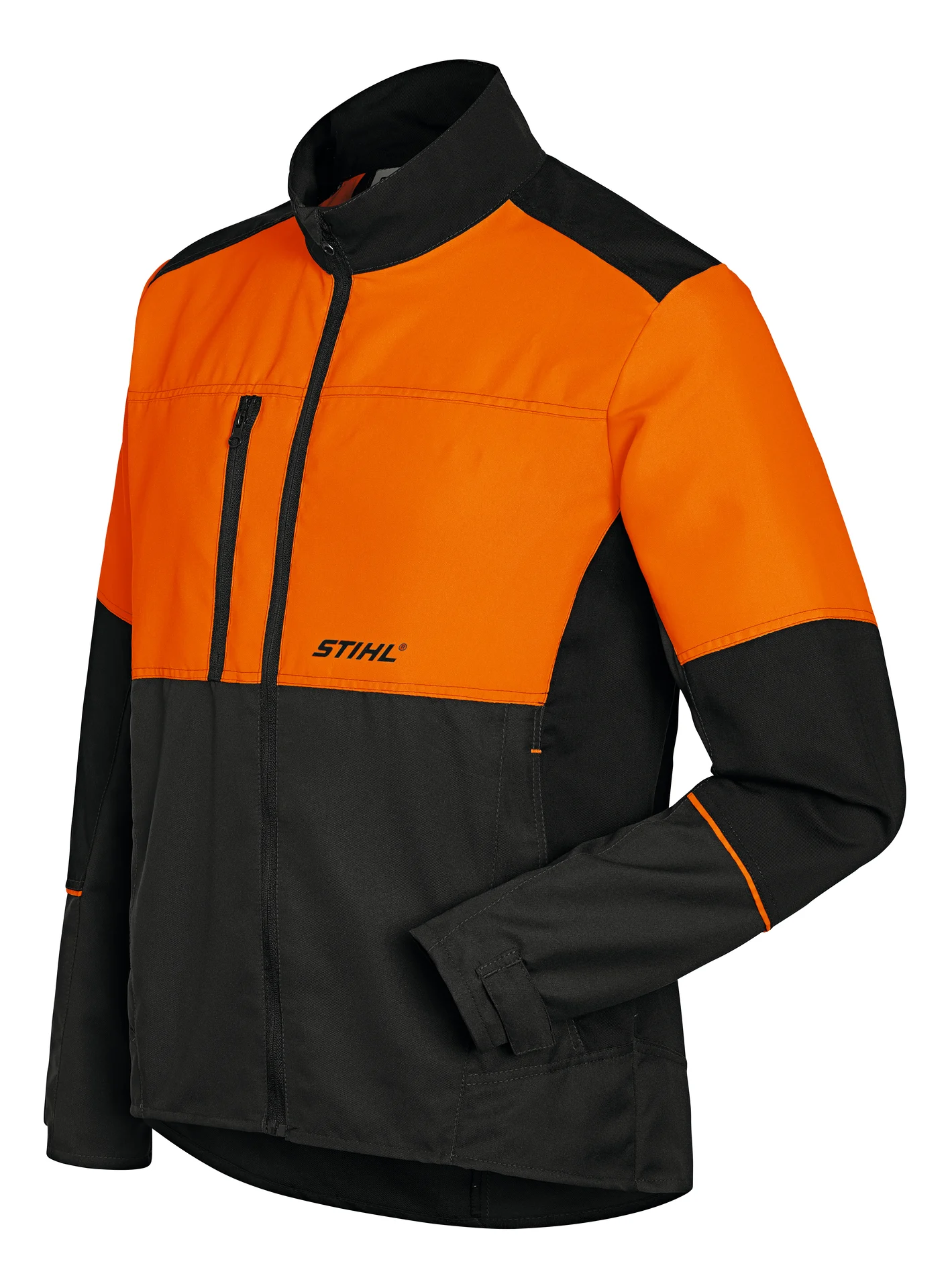 Bild von STIHL-Waldarbeiterjacke FUNCTION Gr.XL anthraz/orange o.Schnittschutz 100%Polye (00883350706)