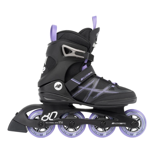Bild von K2 Alexis 80 Pro Damen Inlineskate (40.0 (US=9.0), black/lavendar)