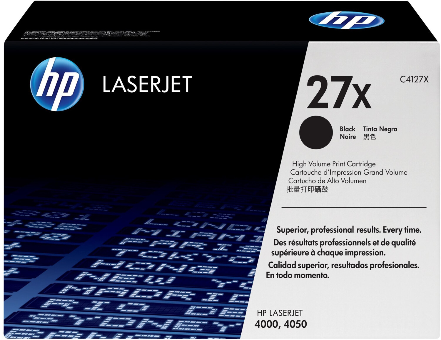 Bild von HP Toner C4127X (27X) - Schwarz - Kapazität: 10.000 Seiten (C4127X)