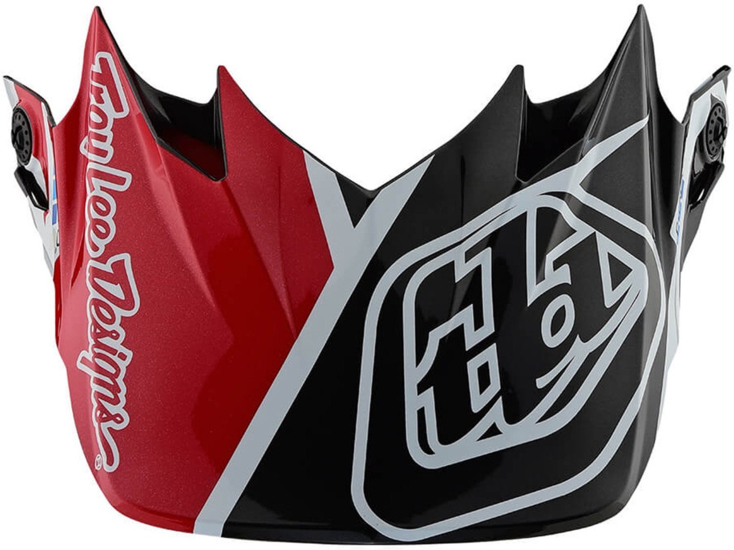 Bild von Troy Lee Designs SE4 Metric Motocross Helmschild, schwarz-rot für Männer