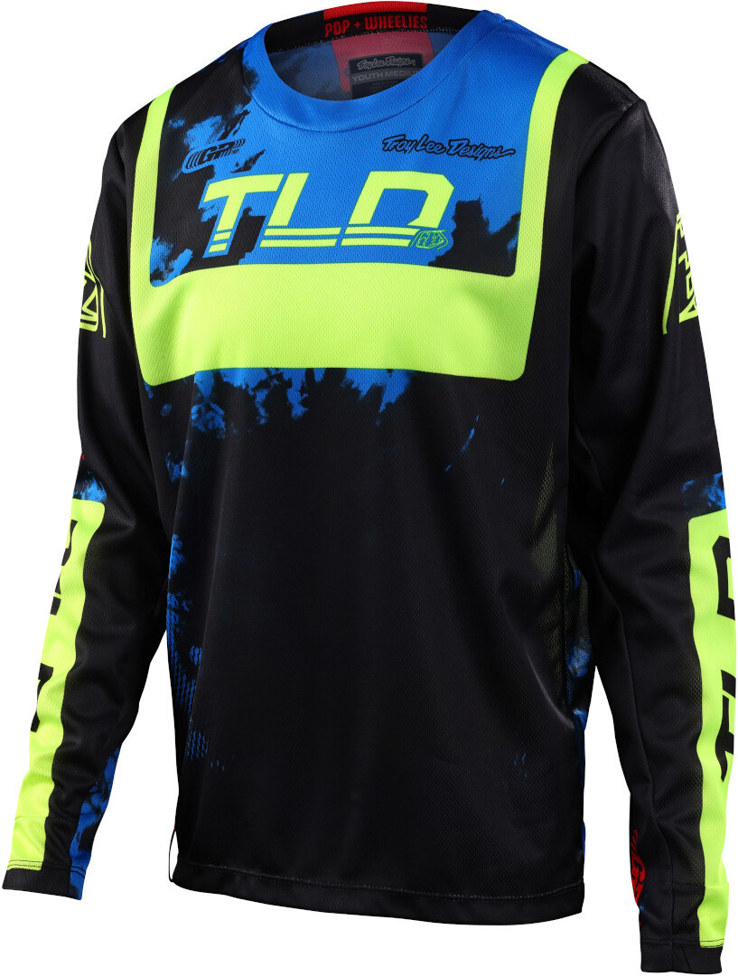 Bild von Troy Lee Designs, Unisex, Velotrikot, Youth GP Jersey - Astro (M), Schwarz, Gelb, M