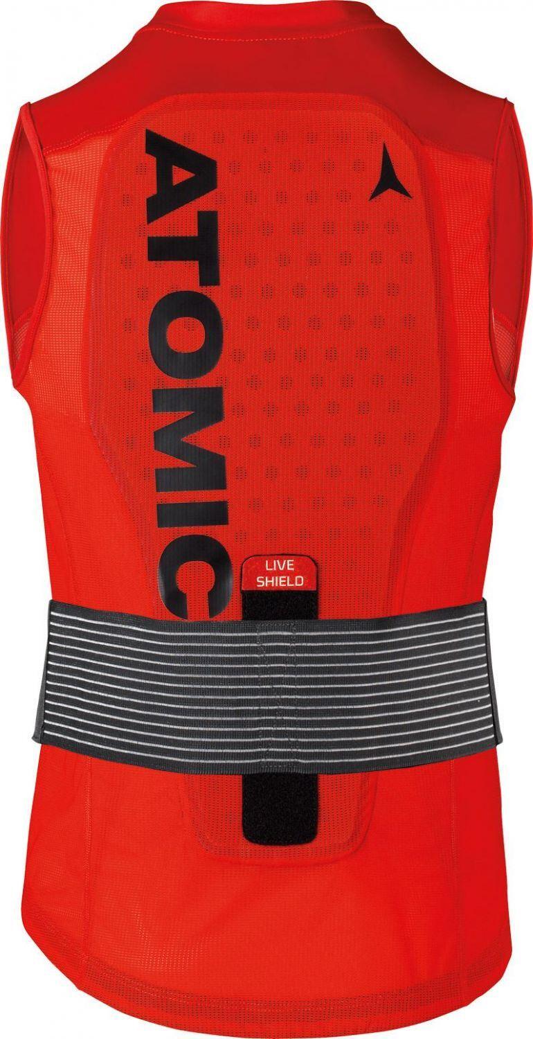Bild von Atomic Live Shield Vest Men Protektor (S, Körpergröße 160 bis 170 cm, red)