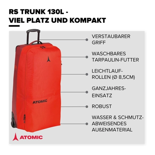 Bild von Atomic RS Trunk Trolley 130 Liter (red/darkred)