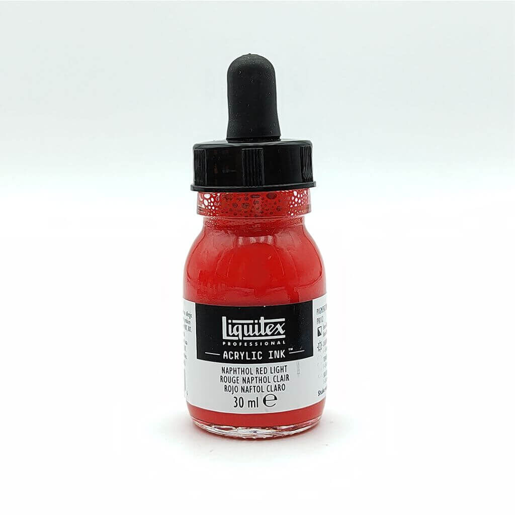Bild von Liquitex Professional Acrylic Ink Naphthol Rot Hell