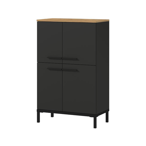 Bild von Elegante Kommode 'Yonkers' in Schwarz