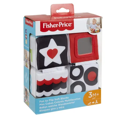 Bild von Fisher-Price® Motorikwürfel Fisher-Price GFC37 Fun to Flip Soft blocks - Babys, (4-tlg)