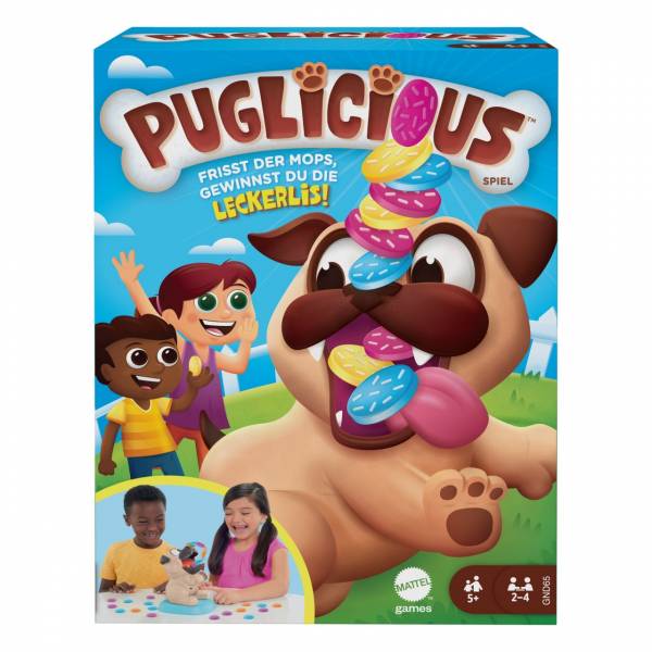 Bild von Mattel Games Puglicious, Kinderspiel, Aktionsspiel