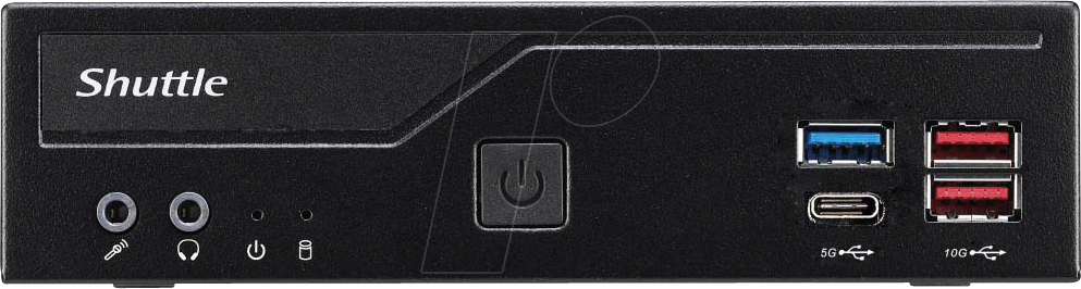 Bild von Shuttle Shuttle XPC slim DH670V2, Barebone, (ohne Barebone-PC
