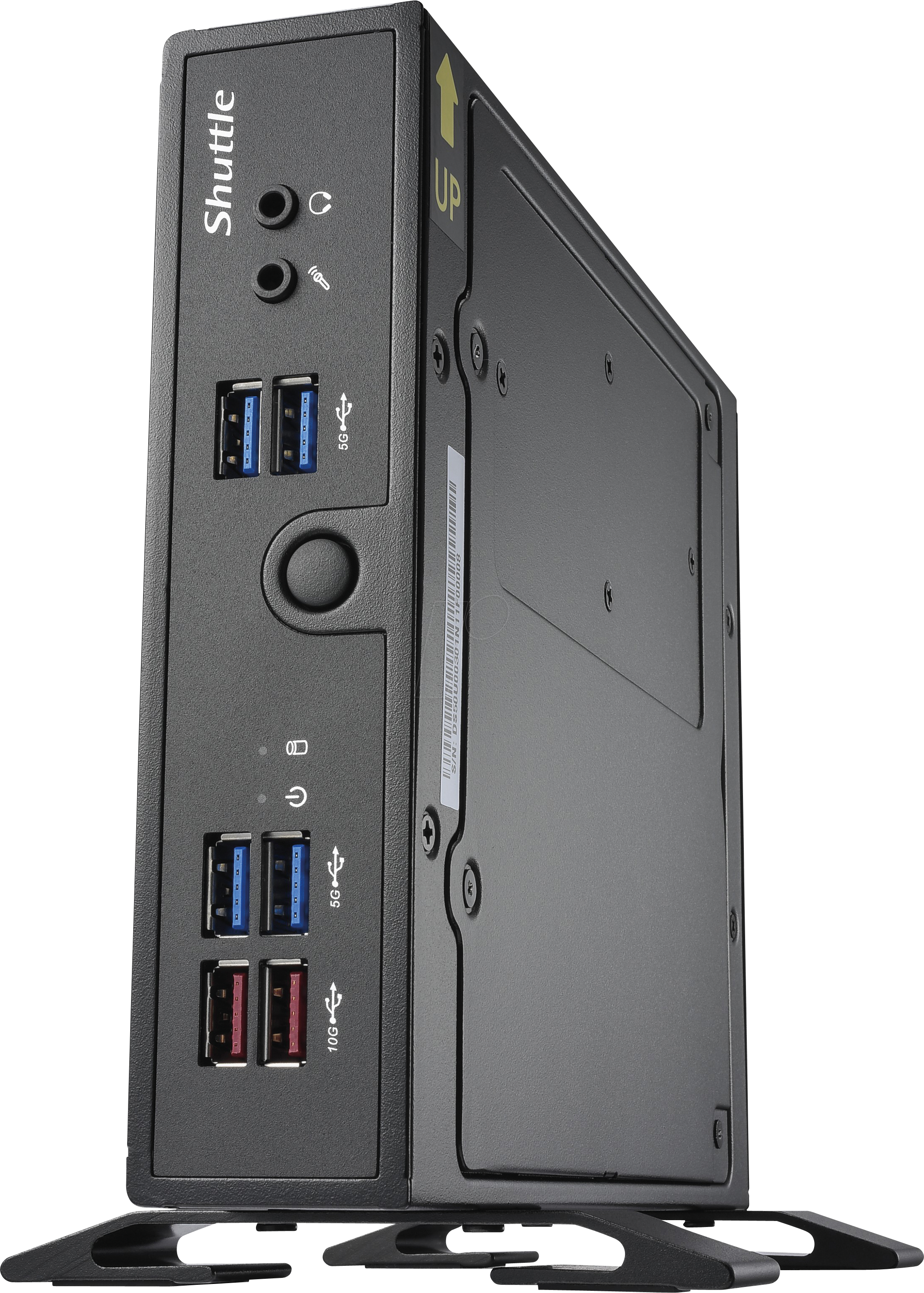 Bild von Shuttle XPC slim Barebone DS50U3 - Intel i3-1315U - 2x LAN (1x 2.5Gbit ,1x 1Gbit) - 1xCOM,1xHDMI,1xDP - 1x VGA - lüfterlos - 24/7 Dauerbetrieb (DS50U3) - Sonderposten - Sonderposten