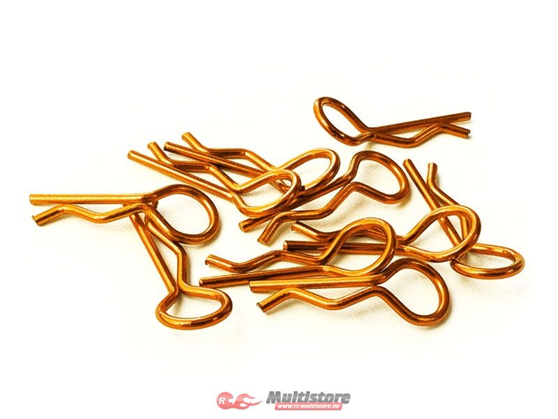 Bild von H-SPEED Karosseriesplinte 1/10 metallic Orange (10) / HSPX023