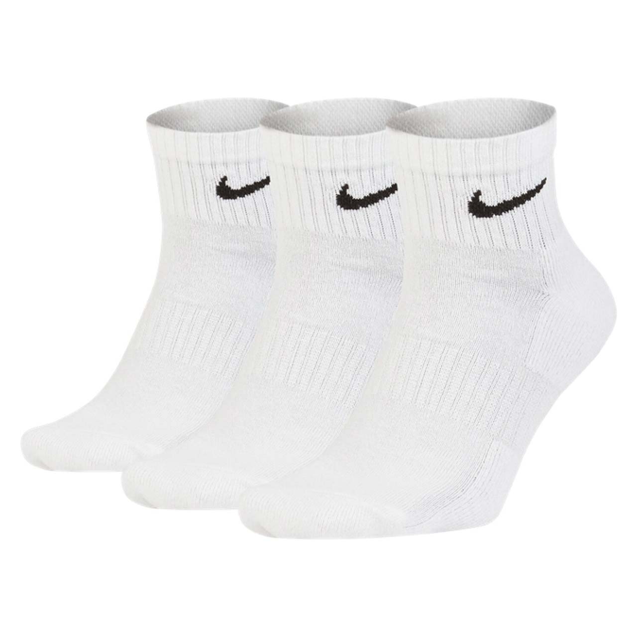 Bild von Nike Ankle 3 Pack Medium Unisex Socken - Weiß - Größe: 38-42 - Baumwolle - Foot Locker