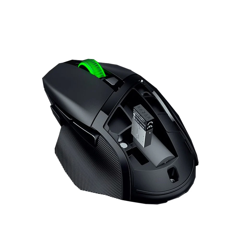 Bild von Razer Basilisk V3 X HyperSpeed, rz01-04870100-r3g1, rechts, Optisch, Bluetooth, 18000 DPI, Schwarz