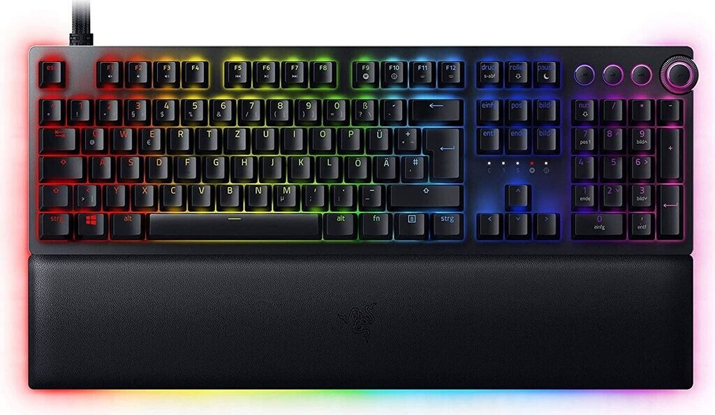 Bild von Razer Huntsman V2 Analog - Tastatur - Hintergrundbeleuchtung - USB, USB-C - Deutsch - Tastenschalter: Razer Analog Optical Switches (RZ03-03610400-R3G1)