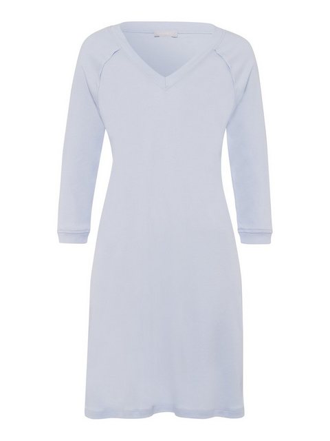 Bild von HANRO Damen Nachthemd 3/4 Arm 90 cm Pure Essence (0511 blue glow), Gr. L