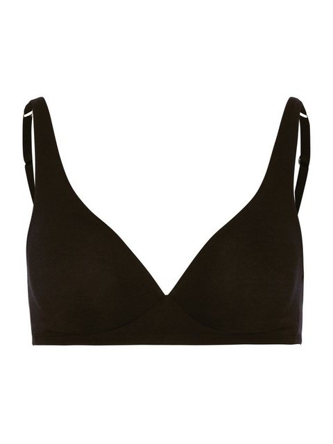 Bild von Hanro Damen Cotton Sensation Soft Cup Bügelloser BH, Schwarz (Black 0019), 70C