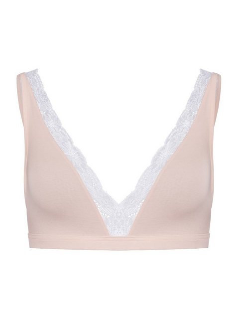 Bild von Hanro Damen Cotton Lace Soft Cup Bügelloser BH, Beige (Powder 1381), 75A