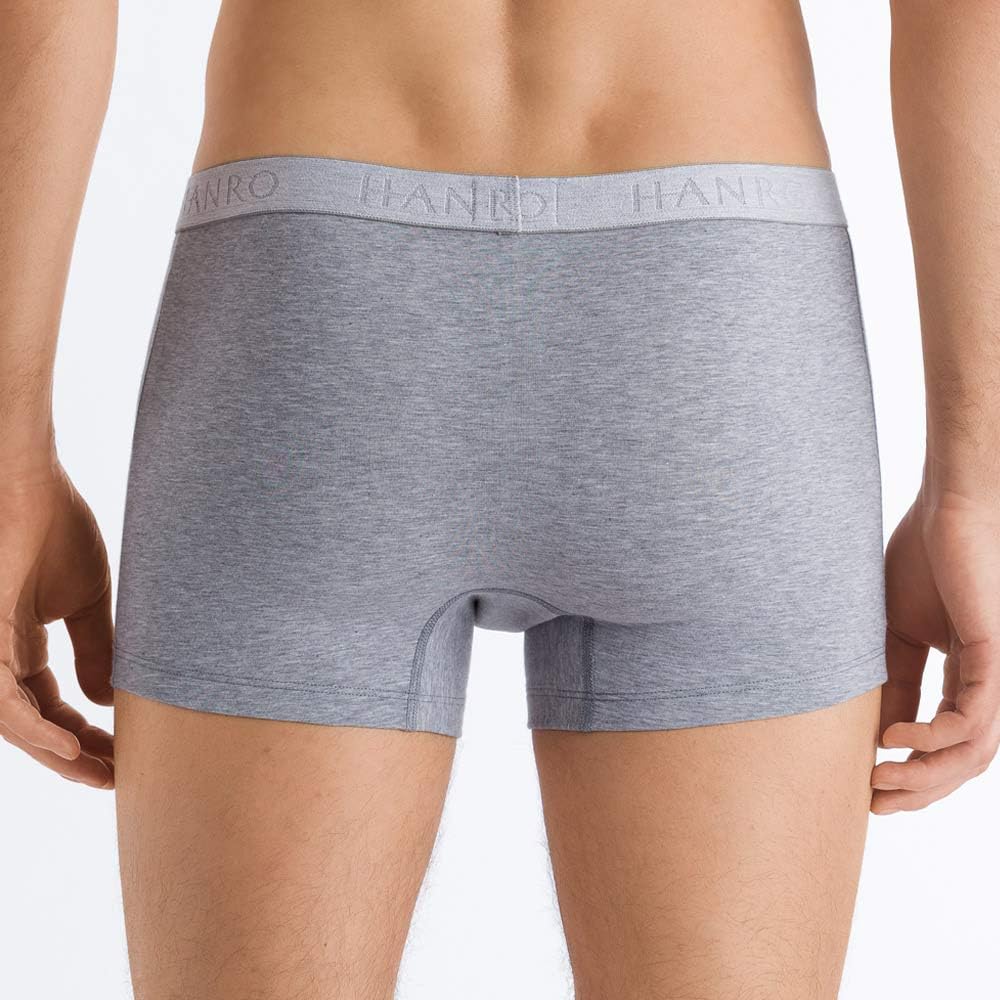 Bild von HANRO Herren Cotton Essentials Pants 2Pack Hipster, Grau (Light Melange 1961), Medium (2er Pack)