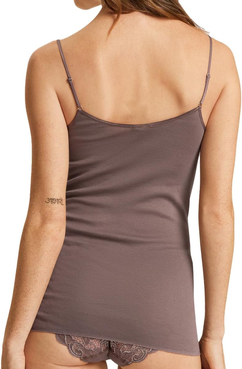 Bild von Hanro - Cotton Seamless - Spaghetti Top (M Stonewash)