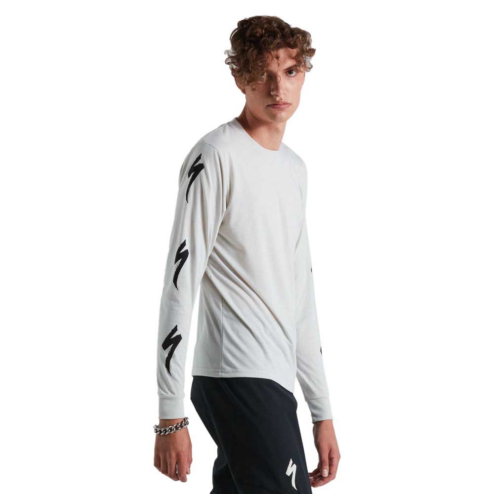 Bild von Specialized Reign Long Sleeve T-shirt Weiß L Herren