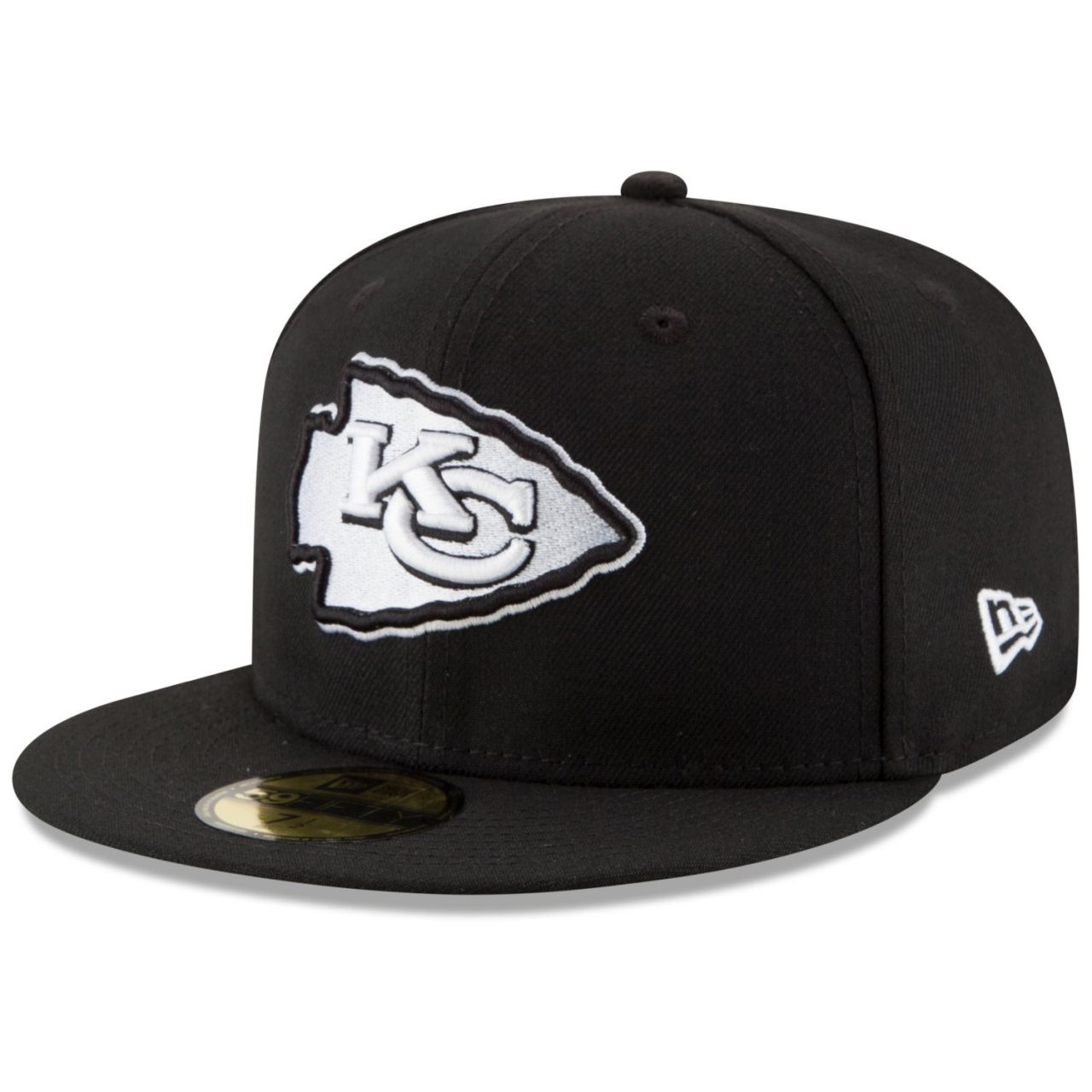 Bild von New Era, Herren, Cap, 59Fifty NFL Kansas City Chiefs, Schwarz, (7 1/8)