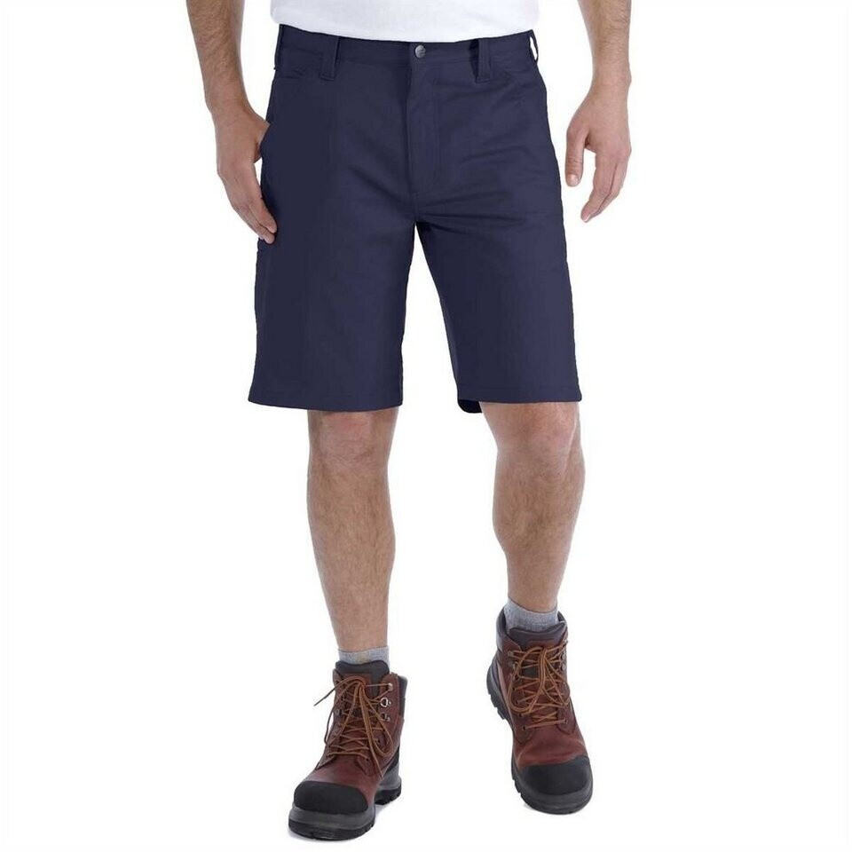 Bild von Carhartt Herren Rugged Professional™-Serie Rugged Flex® Relaxed Fit Canvas-Arbeitsshorts, Marineblau, W28