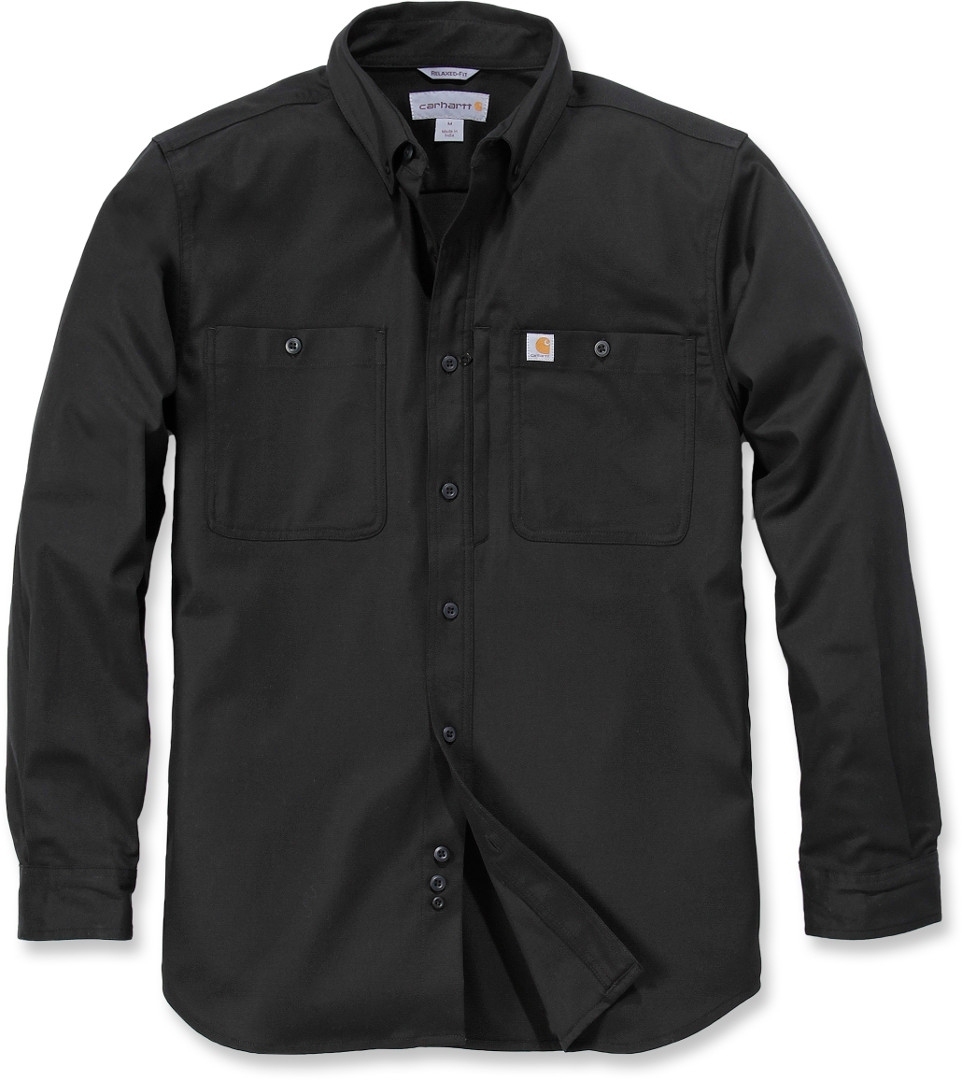 Bild von Carhartt Rugged Professional Work Langarmshirt, schwarz, Größe S für Männer