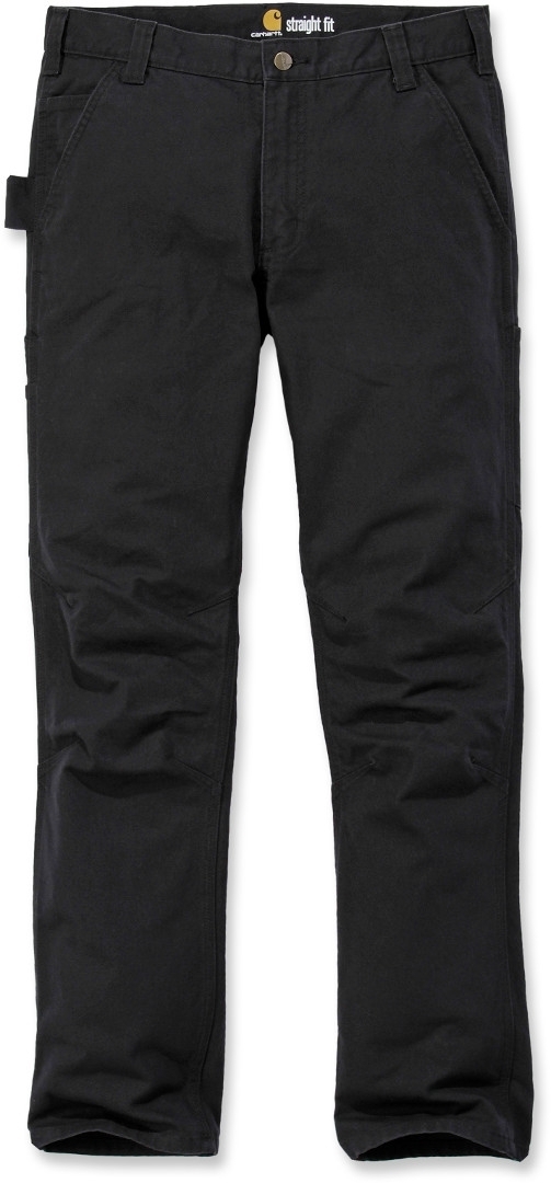 Bild von Herren Stretch Latzhose, gerade, STRETCH DUCK DUNGAREE, schwarz, Größe W42/L32
