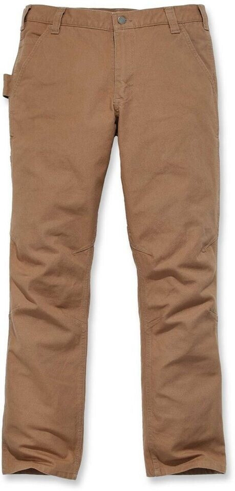 Bild von carhartt® - Herren Stretch Latzhose, gerade, STRETCH DUCK DUNGAREE, braun, Größe W30/L30