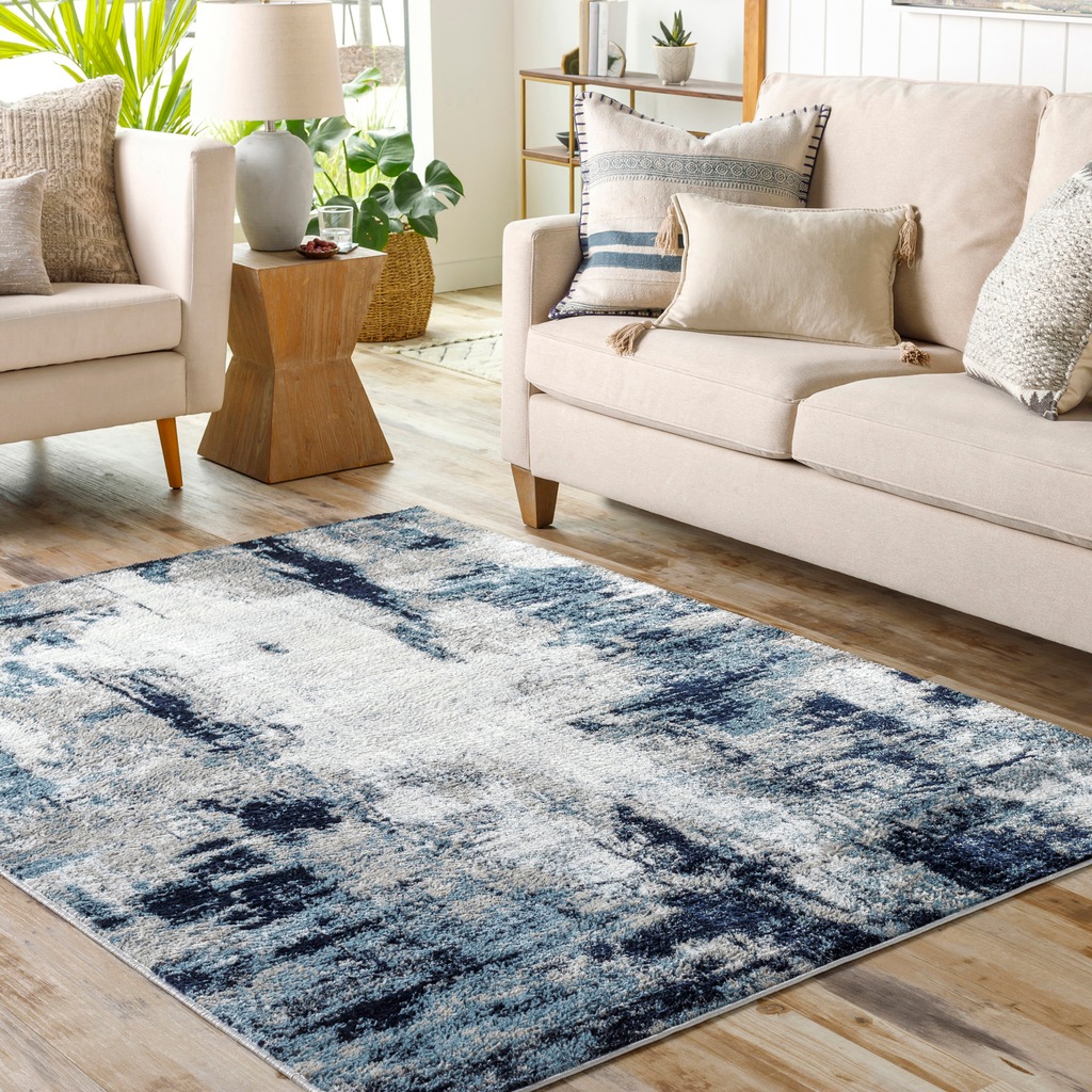 Bild von Livabliss Teppich »HELSINKI«, rechteckig, 11 mm Höhe, Designerteppich in Marmor Optik, Kurzflor Wohnzimmerteppich/Läufer