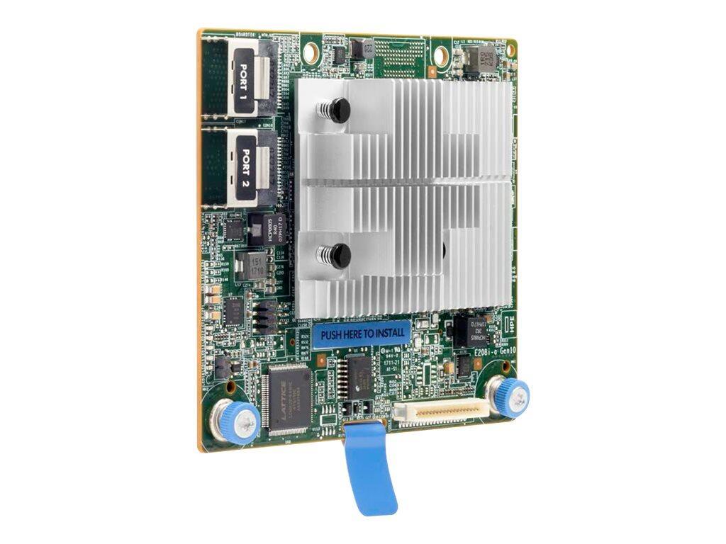 Bild von Hewlett Packard Enterprise HPE Smart Array P408I-A SR Gen10 - Speichercontroller (RAID) - 8 Sender/Kanal - SATA 6Gb/s / SAS 12Gb/s - RAID 0, 1, 5, 6, 10, 50, 60, 1 ADM, 10 ADM - PCIe 3.0 x8 - für ProLiant DL345 Gen10, DL360 Gen10, DL380 Gen10 (804331-B21)