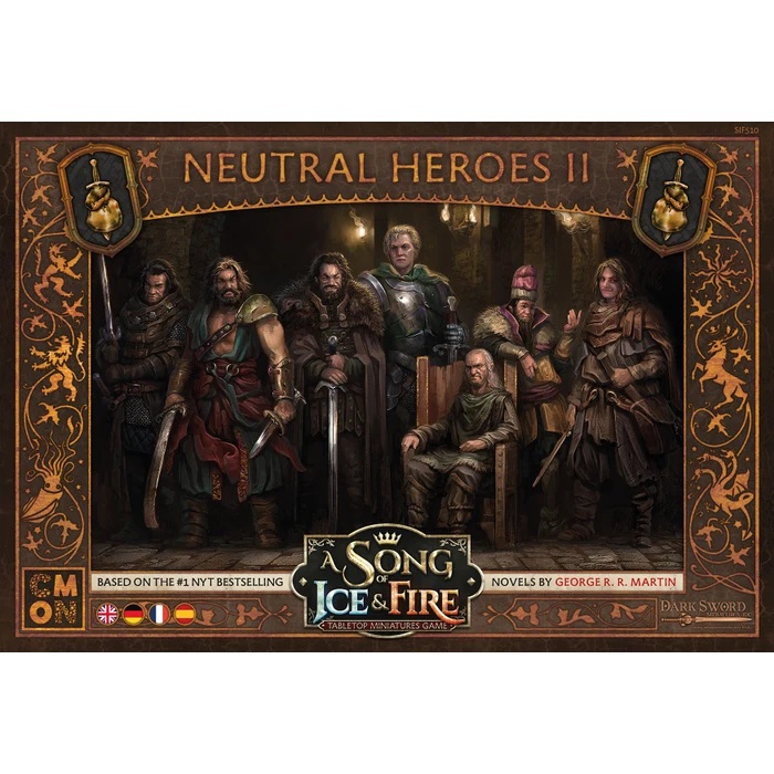 Bild von CoolMiniOrNot Spiel CMND0262 - A Song of Ice & Fire Neutral Heroes 2..., Familienspiel, Rollenspiel