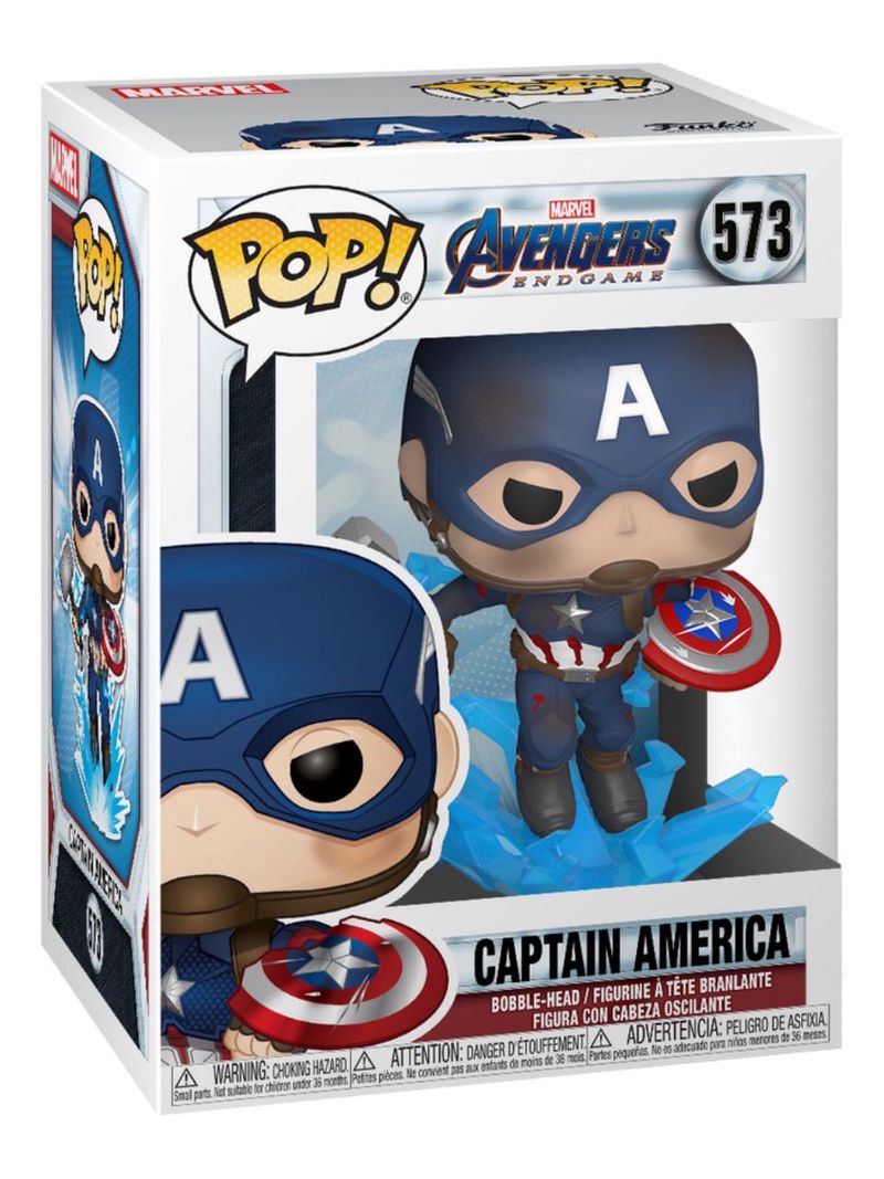 Bild von Funko POP! Avengers: Captain America with Broken Shield & Mjölnir