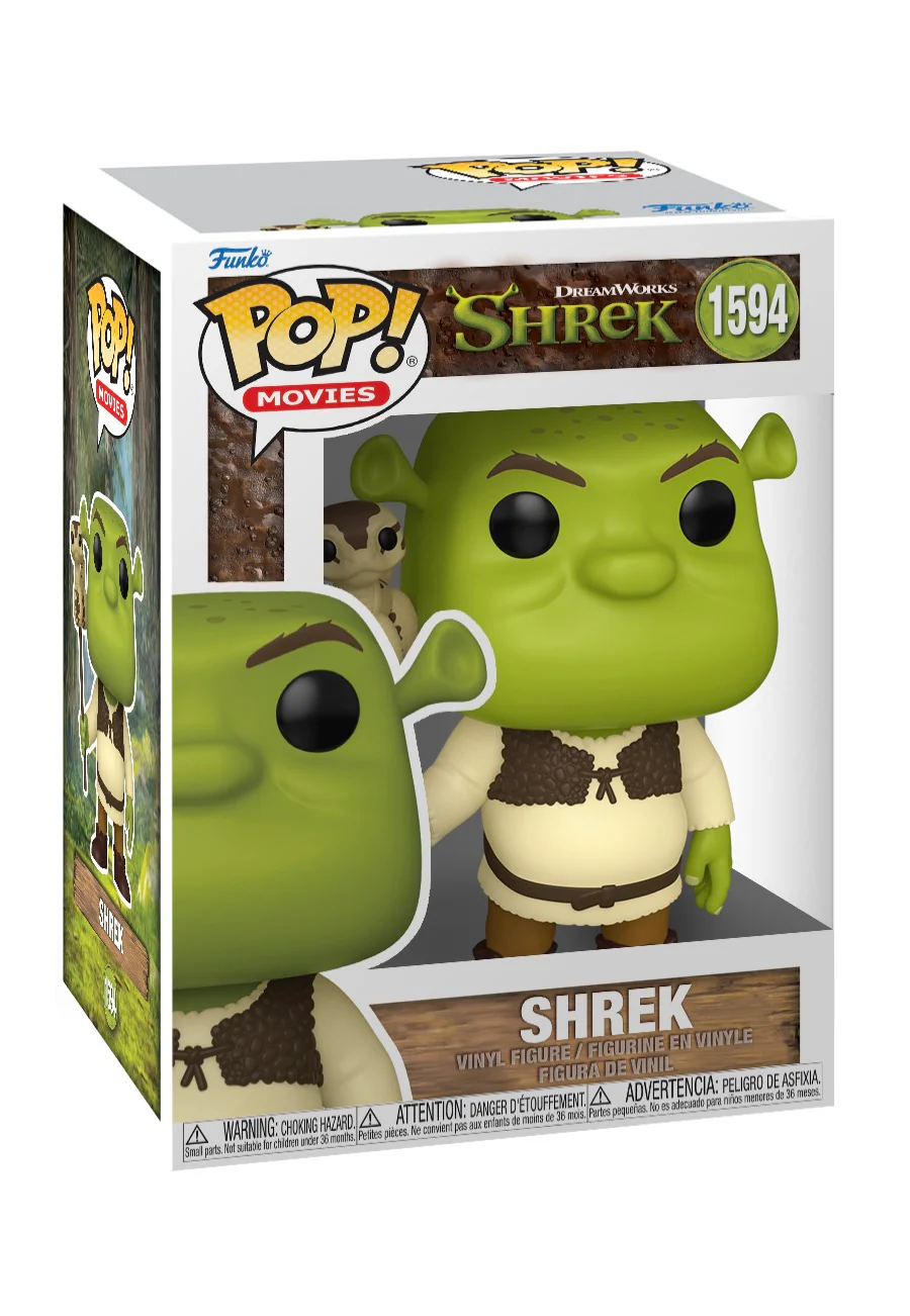 Bild von Shrek - Shrek w/ Snake POP! Vinyl - Funko Pop - Mehrfarbig - Onesize - 100% PVC