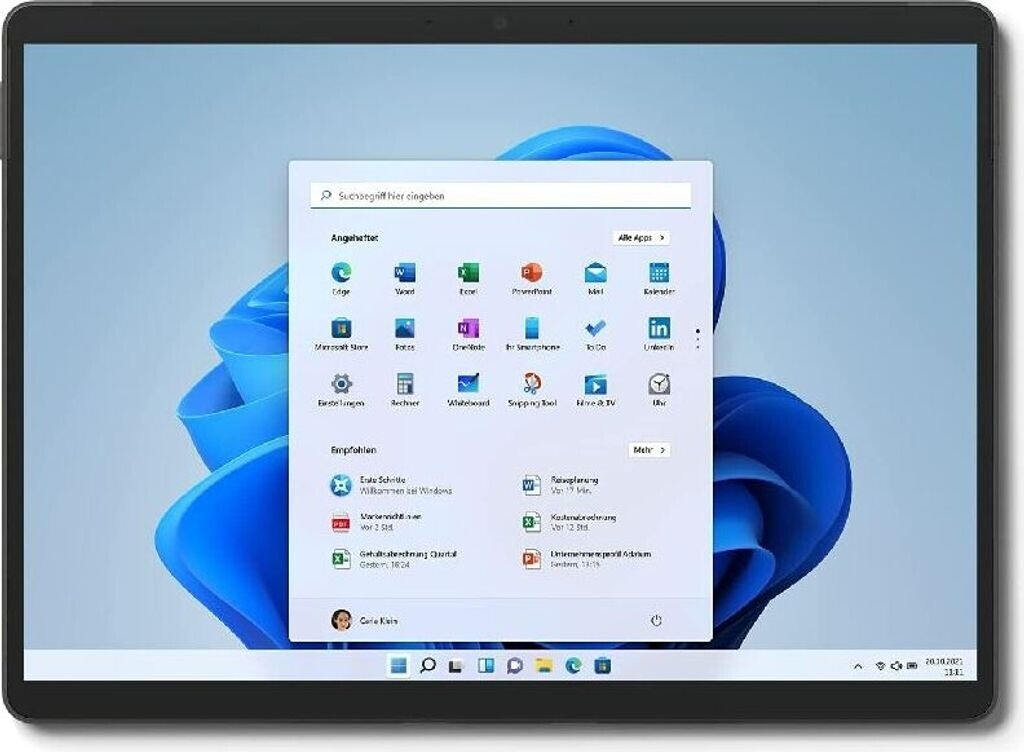 Bild von Microsoft Surface Pro 8 13 Zoll i5-1135G7 0,9GHz 8GB RAM 256GB SSD Iris Xe graphit