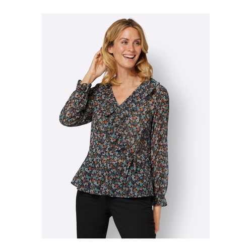 Bild von Inspirationen Rüschenbluse – Eleganz mit floralem Charme